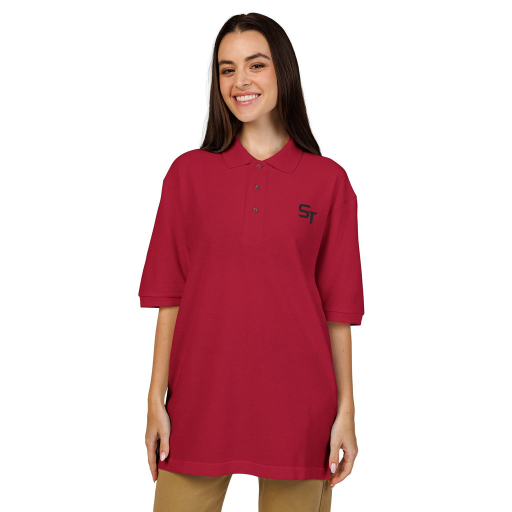 Unisex Polo Shirt Rubby Red