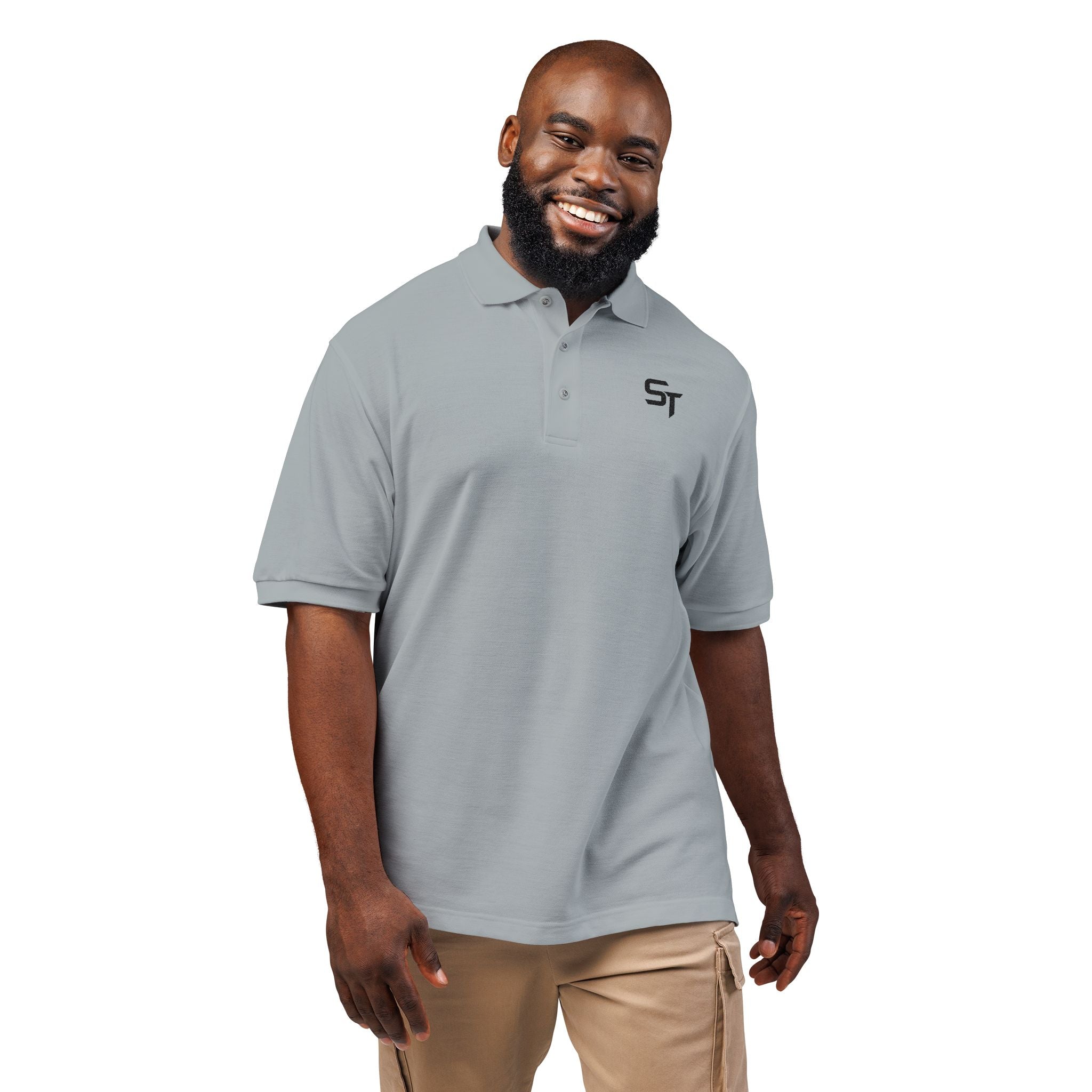 Unisex Polo Shirt Gray