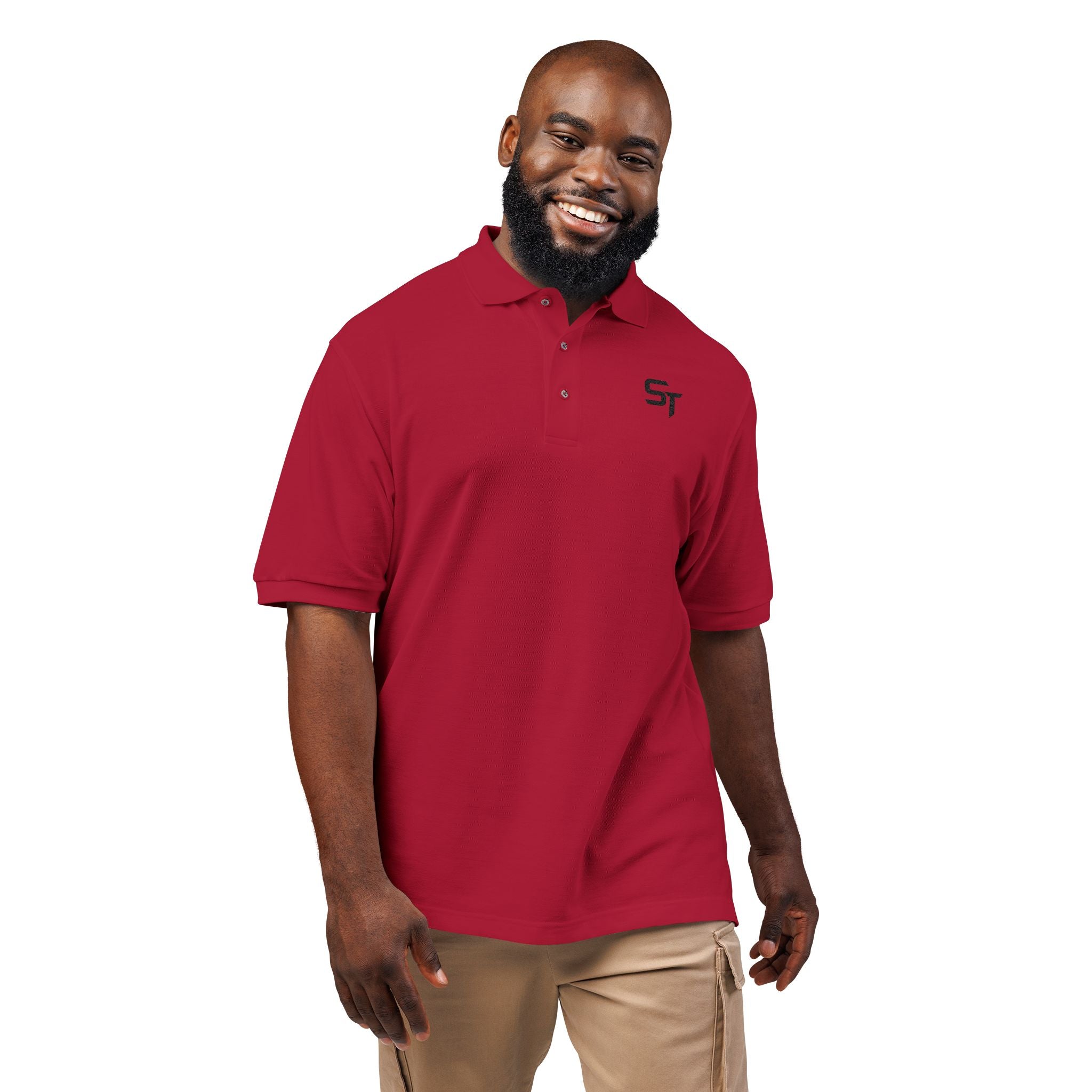 Unisex Polo Shirt Rubby Red