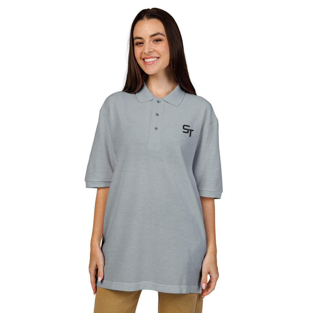 Unisex Polo Shirt Gray